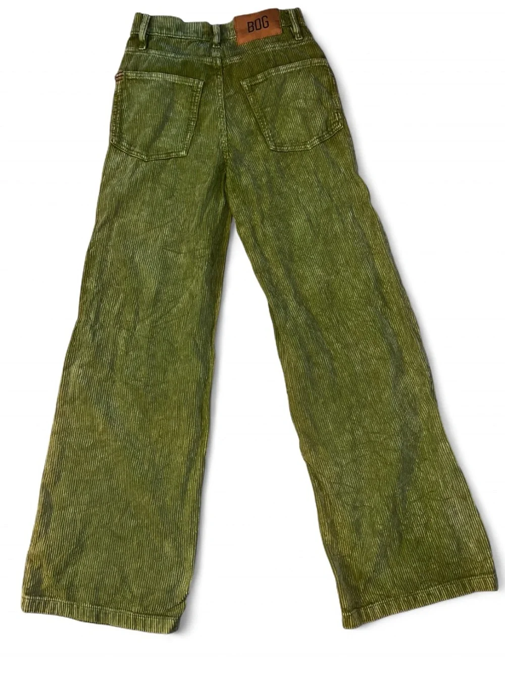 BDG Yellow/Olive Green Corduroy Jeans 24 - Picture 2 of 8